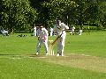 Veteran spinner with the bat!
